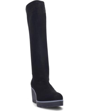 STIVALE ALTO PEDRO MIRALLES 27551 CAMOSCIO STRETCH NERO NEGRO