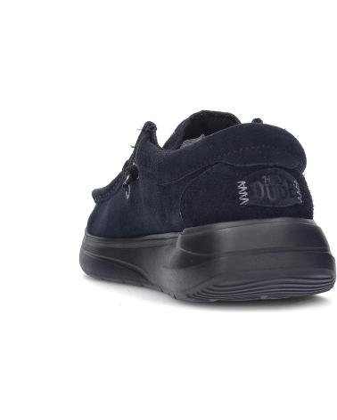 HEY DUDE 42641 WENDY COMF PELLE SCAMOSCIATA NERA BLACK