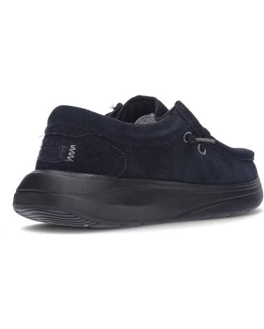 HEY DUDE 42641 WENDY COMF PELLE SCAMOSCIATA NERA BLACK