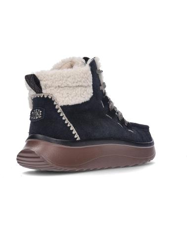HEY DUDE STIVALETTO WENDY PEAK APRES SUEDE COZSTIT BLACKTAN 44367 BLACKTAN