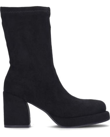 NOA HARMON BOTAS CON TACÓN Y PLATAFORMA 9821 LIL JUSTINA BLACK BLACK