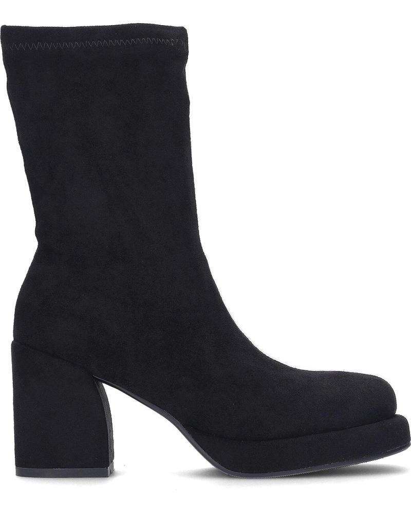 NOA HARMON BOTAS CON TACÓN Y PLATAFORMA 9821 LIL JUSTINA BLACK BLACK
