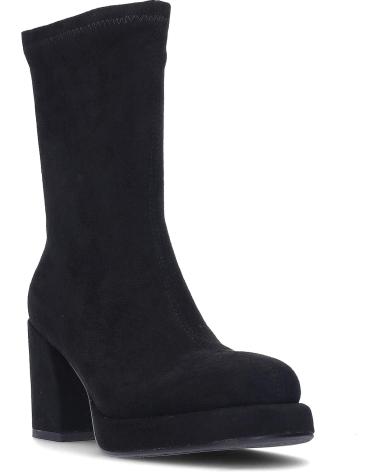 NOA HARMON BOTAS CON TACÓN Y PLATAFORMA 9821 LIL JUSTINA BLACK BLACK