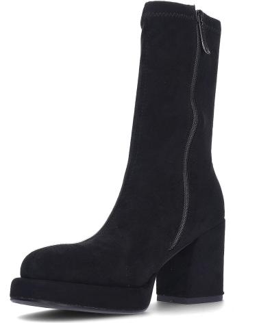 NOA HARMON BOTAS CON TACÓN Y PLATAFORMA 9821 LIL JUSTINA BLACK BLACK
