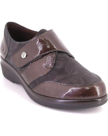 PITILLOS 10721 SCARPE COMFORT IN PELLE MARRONE MARRON