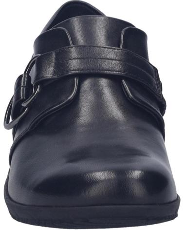 JOSEP SEIBEL CHARLOTTE-18 BLACK LEATHER LOAFERS NEGRO