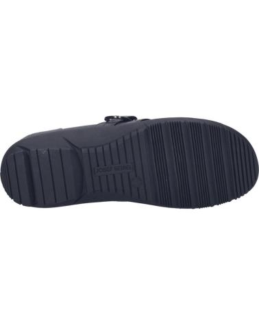 JOSEP SEIBEL CHARLOTTE-18 BLACK LEATHER LOAFERS NEGRO