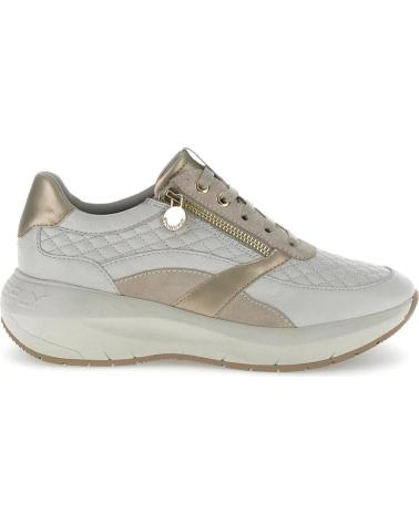 STONEFLY TWINS 2 221620 - LÄSSIGE LEDER-SNEAKER BEIGE MIT GOLD- UND GRAUDETAILS GRIS