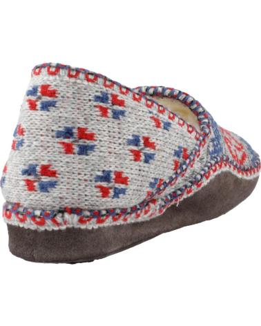 ZAPATILLAS DE CASA NORDIKAS LANA TEIDE GRIS PERLA PERLA