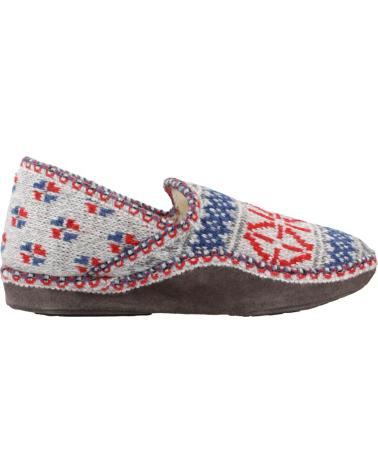 ZAPATILLAS DE CASA NORDIKAS LANA TEIDE GRIS PERLA PERLA