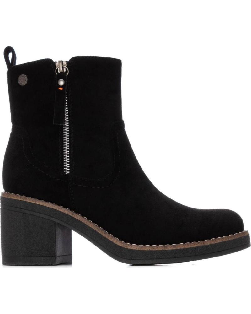 BOTÍN REFRESH 173038 NEGRO CON TACÓN BLOQUE NEGRO