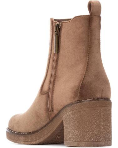 REFRESH 173039 BEIGE: CHELSEA-STIEFELETTEN MIT ABSATZ UND REISSVERSCHLUSS BEIGE