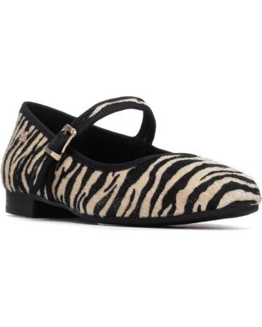 CARMELA ZAPATOS PLANOS EN COLOR PARA MUJER NEGRO