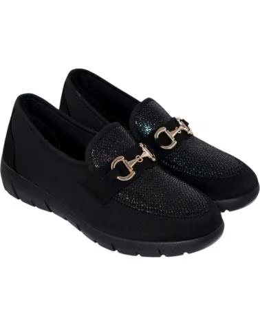 SEVILLAS MOCASINES 228497X DE LICRA NEGRO