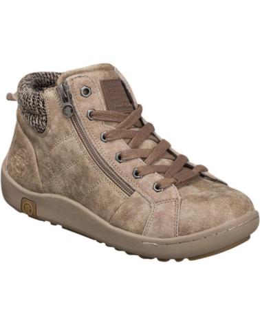 BOTINES PLANOS CORONEL TAPIOCCA T701 BEIGE BEIGE