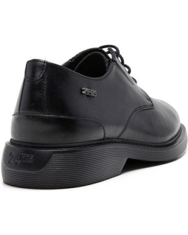 24 HORAS BAREFOOT 12123 MEN'S BLACK LACE-UP SHOES NEGRO