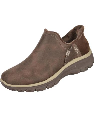 SKECHERS SLIP-INS RELAXED FIT EASY GOING 167872 MODERN HOUR CHOCOLATE LOAFERS CHOCOLATE