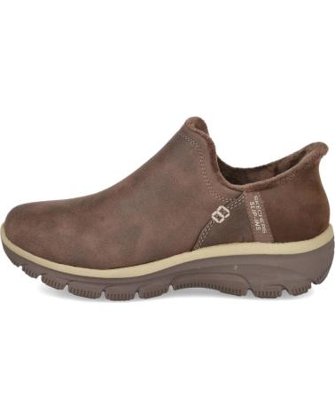 SKECHERS SLIP-INS RELAXED FIT EASY GOING 167872 MODERN HOUR CHOCOLATE LOAFERS CHOCOLATE