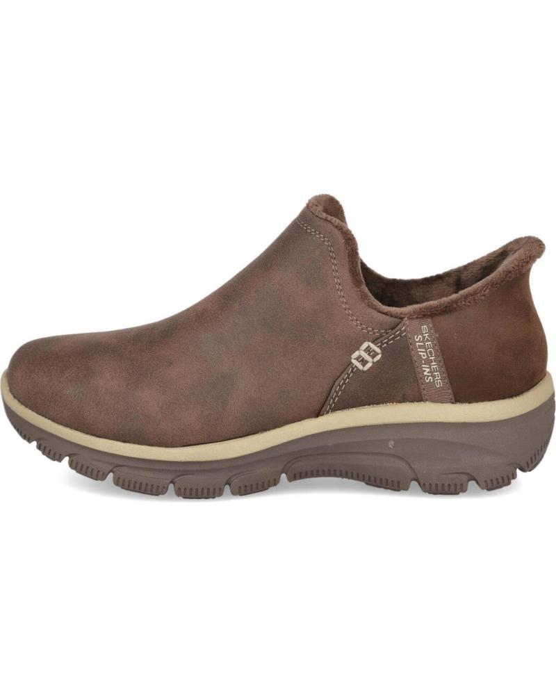 SKECHERS SLIP-INS RELAXED FIT EASY GOING 167872 MODERN HOUR CHOCOLATE LOAFERS CHOCOLATE