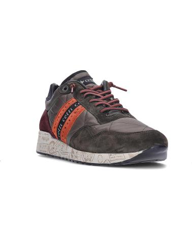 CETTI C-1308 HERREN SNEAKER MULTIMATERIAL WILDLEDER BRAUN/KHAKI MARRóN