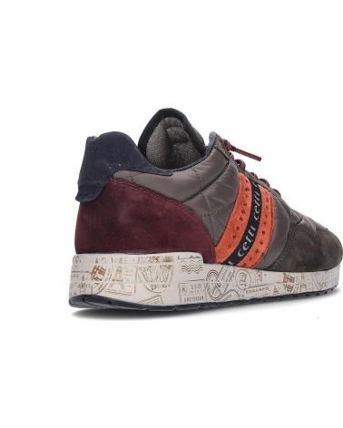 CETTI C-1308 HERREN SNEAKER MULTIMATERIAL WILDLEDER BRAUN/KHAKI MARRóN