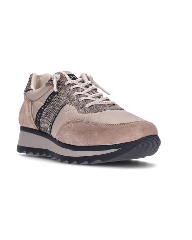 ZAPATILLAS CETTI C-849 DE PIEL ANTE TAUPE MARRóN