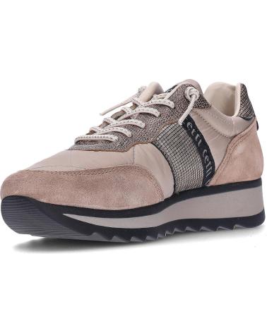 ZAPATILLAS CETTI C-849 DE PIEL ANTE TAUPE MARRóN