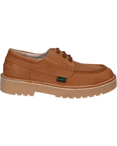 ZAPATOS NÁUTICOS KICKERS DALTREY BOAT CUIR PULL UP CRASY 93 MARRÓN TAN 975800-60 93 MARRON TAN