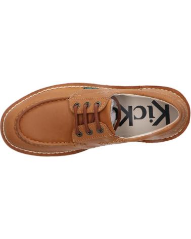 ZAPATOS NÁUTICOS KICKERS DALTREY BOAT CUIR PULL UP CRASY 93 MARRÓN TAN 975800-60 93 MARRON TAN
