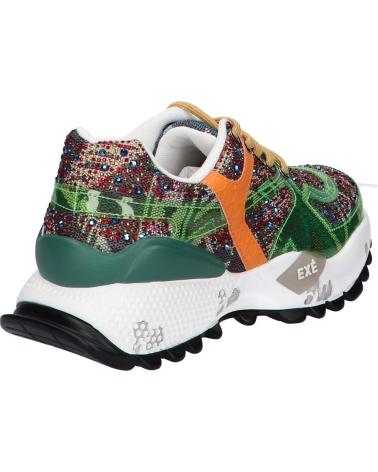 ZAPATILLAS EXE D190608-24 STRASS GREEN ORANGE STRASS GREEN ORANGE