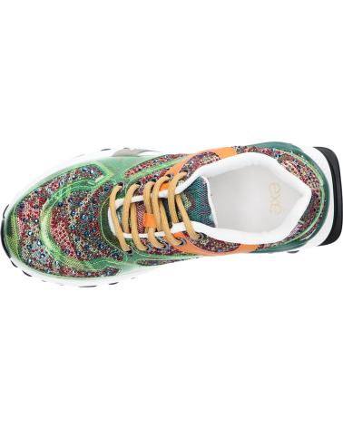 ZAPATILLAS EXE D190608-24 STRASS GREEN ORANGE STRASS GREEN ORANGE
