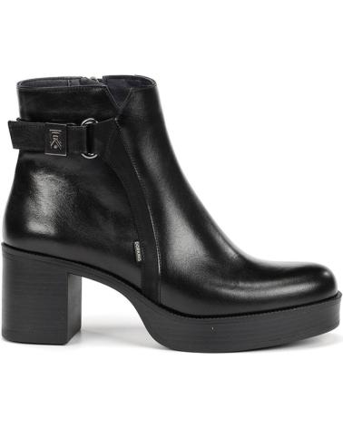 STIVALETTO FLUCHOS DORKING D9589 NERO CON TACCO LARGO VARIOS COLORES