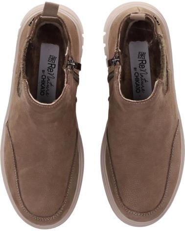 BOTA CHELSEA CHIKA10 RE ARBUSTO 01 TAUPE TAUPE-TAUPE