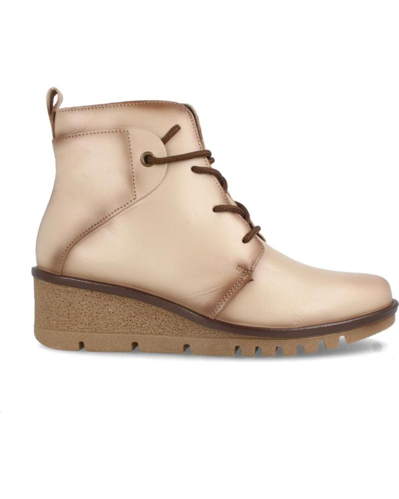 STIVALETTO MARILA UBEDA HIELO IN PELLE CON ZEPPA E LACCI HIELO