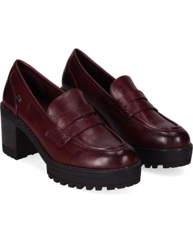 MOCASSINS À TALON CHIKA10 PILAR 26 COULEUR VIN VINO-WINE