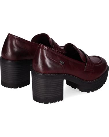 MOCASSINS À TALON CHIKA10 PILAR 26 COULEUR VIN VINO-WINE