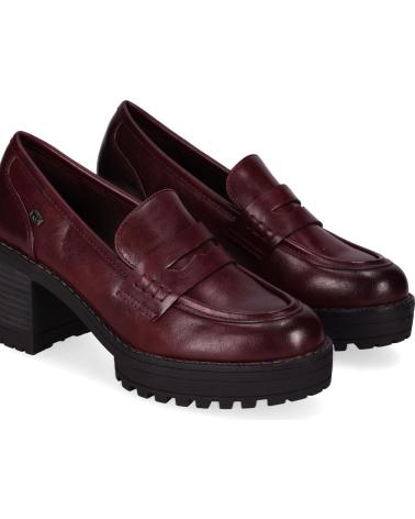 MOCASSINS À TALON CHIKA10 PILAR 26 COULEUR VIN VINO-WINE