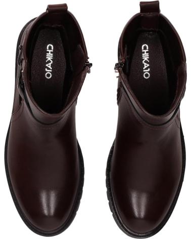 STIVALETTO CHIKA10 JOYCE 04 MARRONE SCURO CON FIBBIA MARRON-DK BROWN