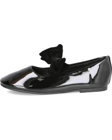 BAILARINAS BUBBLE BOBBLE C1531 DE CHAROL NEGRO CON LAZO NEGRO