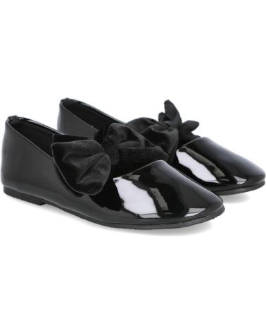 BAILARINAS BUBBLE BOBBLE C1531 DE CHAROL NEGRO CON LAZO NEGRO