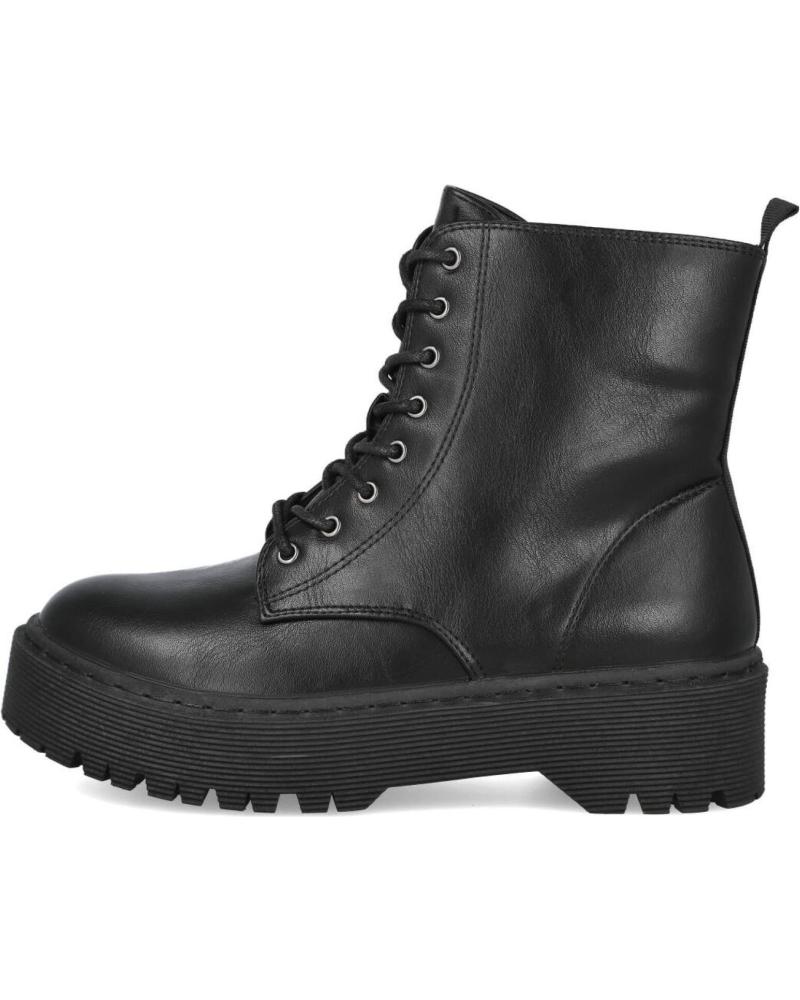 L&R SHOES BOTTES MILITAIRES DAVINIA BL137-1 NOIRES NEGRO