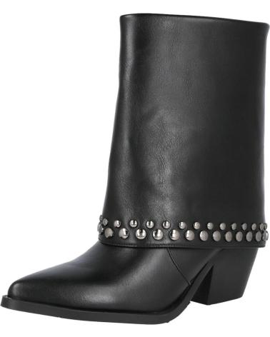 AZAREY 462K065 - BOTTINE NOIRE AVEC GUÊTRE ET CLOUS MÉTALLIQUES NEGRO