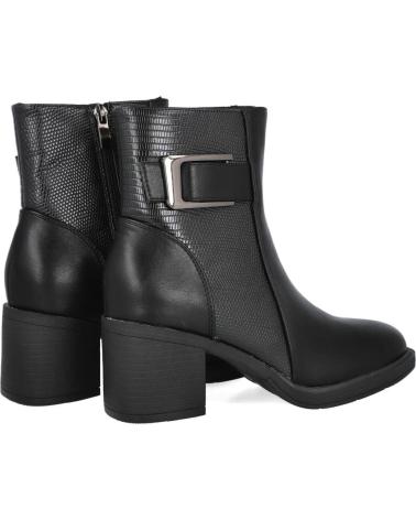 BOTTINES L&R SHOES DAVINIA BL132-1 TALON MOYEN NOIRES NEGRO