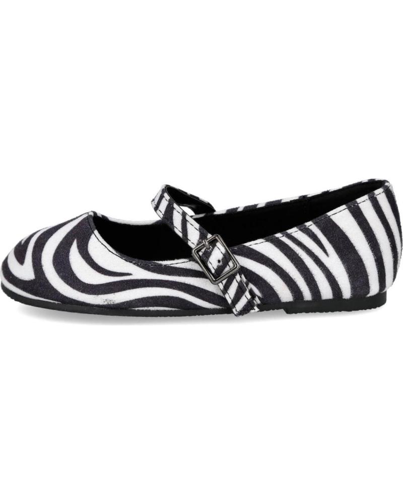 BUBBLE BOBBLE C1530 - SCARPE MARY JANE CON STAMPA ANIMALIER ZEBRA CEBRA
