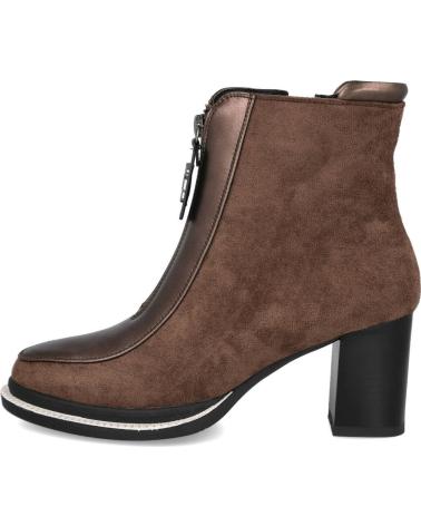 STIVALETTO CON TACCO AZAREY 462K274 MARRONE CON CERNIERA CENTRALE MARRON