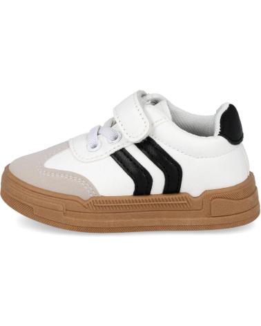 BUBBLE BOBBLE C1177 TÊNIS CASUAIS BRANCO-PRETO BLANCO-NEGRO