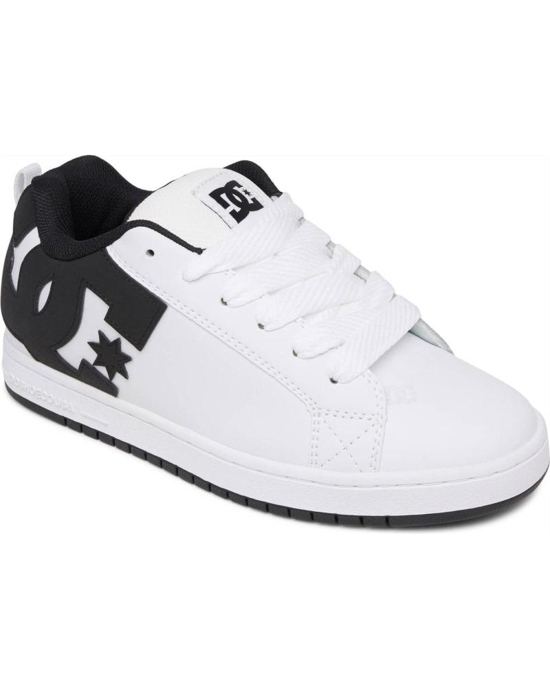 DC SHOES ZAPATILLAS COURT GRAFFIK SHOE WLK WHITE-BLACK-BLACK NAN