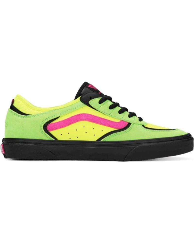 VANS OFF THE WALL ZAPATILLA PRO VANS SKATE ROWLEY NEON PINK-GREEN NAN