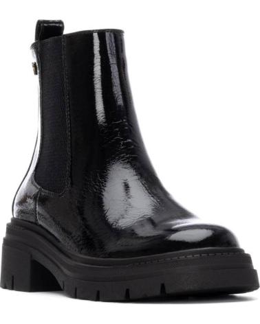 STIVALETTO CHELSEA XTI 144297 NERO CON SUOLA CARRARMATO NEGRO