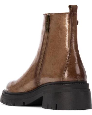 STIVALI CHELSEA XTI 144297 BEIGE CON SUOLA CARRARMATO BEIGE